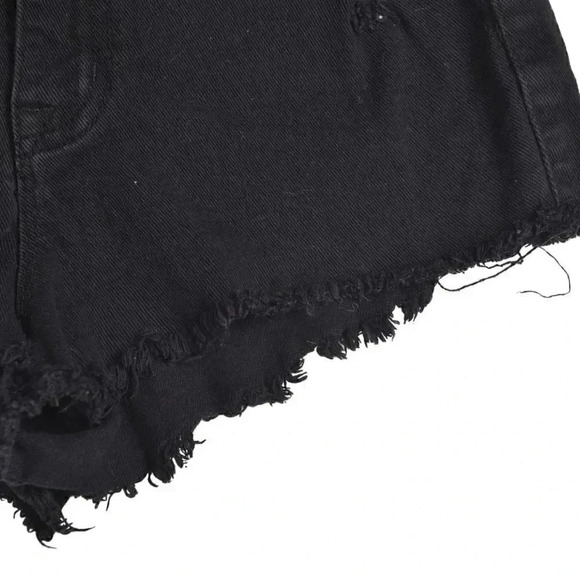 Urban Outfitters BDG Jean Shorts High Rise Cheeky Fray Distressed Size 27 - Picture 4 of 11